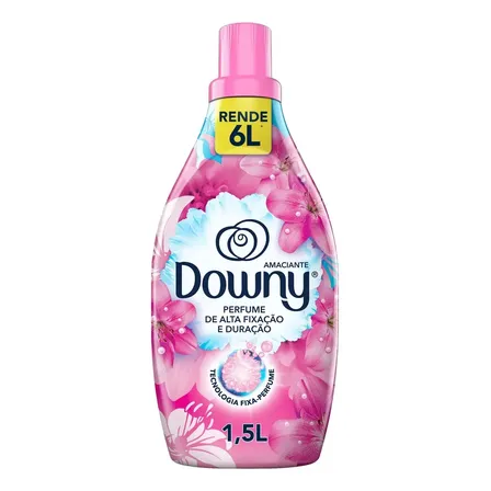 Amaciante Downy Concentrado Frescor Da Primavera 1.5l Rende 6l