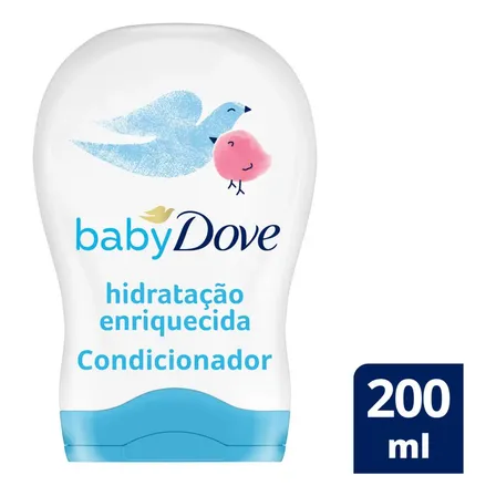 Baby Dove Condicionador Hidratação Enriquecida 200ml