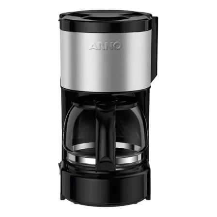 Cafeteira Filtro Arno Perfectta Cfpi 12 Xícaras 110v N/a 110v Preto/inox 127v