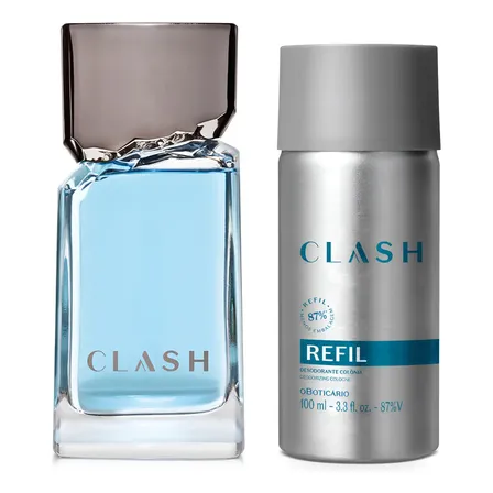 Clash: Set De Colônia 100ml + Refil 100ml