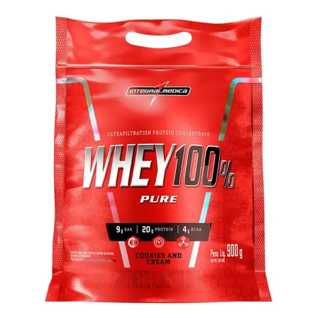 Whey 100% Pure Integralmédica De Cookies And Cream  907g